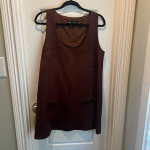 Zara Rich Brown Sleeveless Tunic